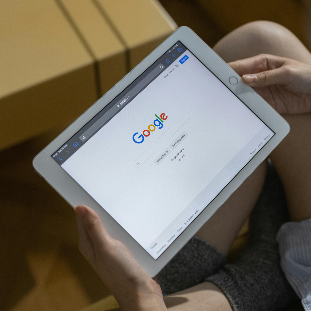 tablet with google open to show how important ranking is